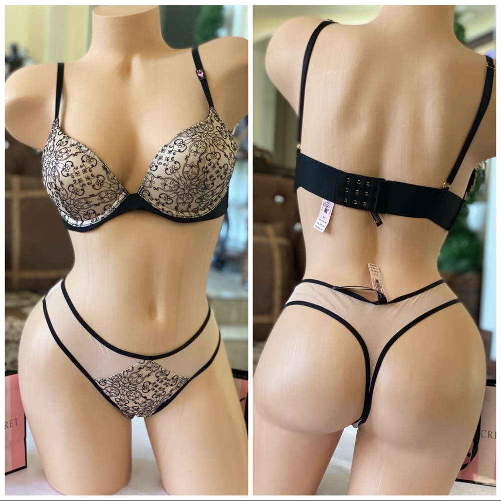 Victoria secret push-up new bra set
